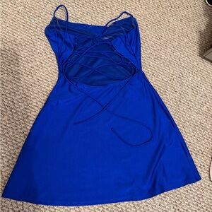 Blue Strappy Dress